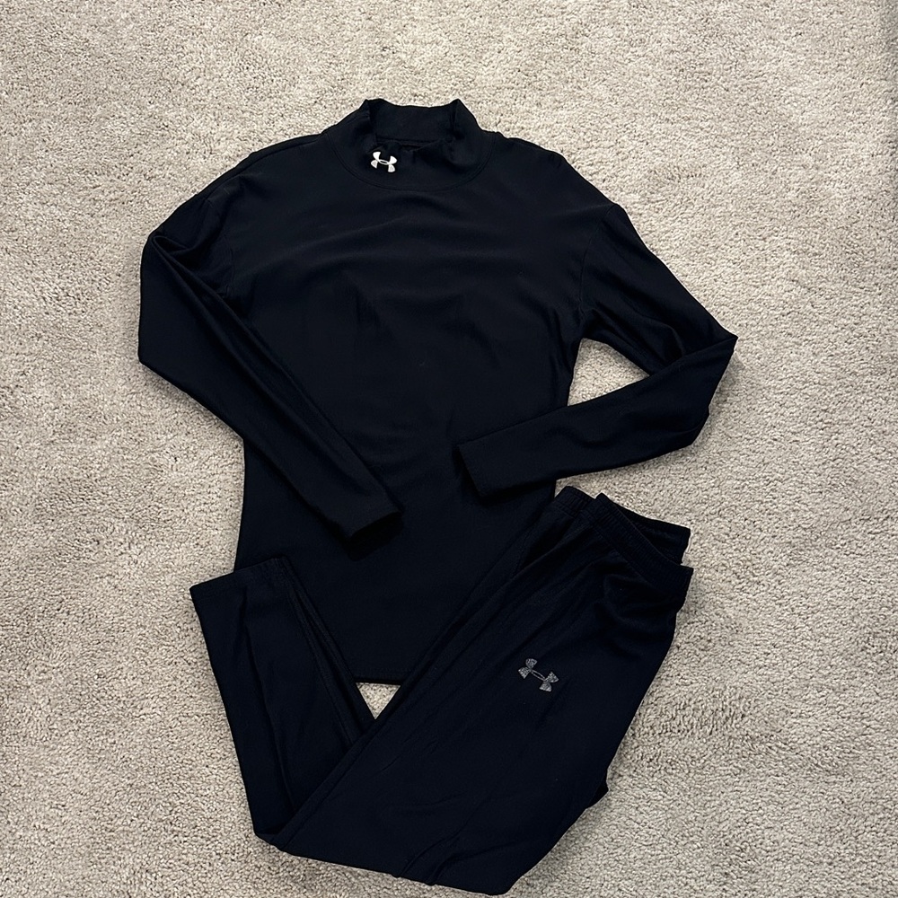 Under Armour Black Performance Base Layer Set